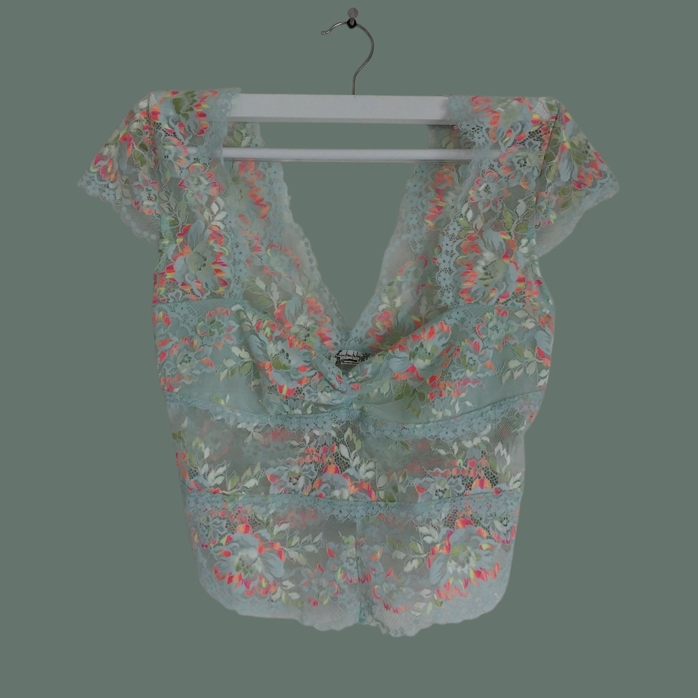 *NEW* Free People Garden Party Lace Tee